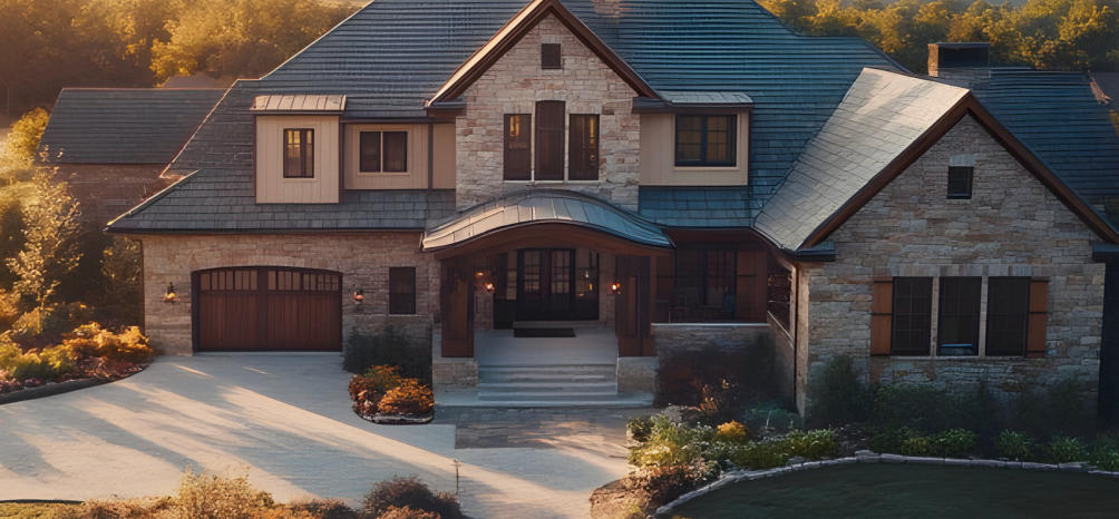 a picture of a custom home we built in Afton OK